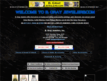 Tablet Screenshot of bgrayjewelers.com